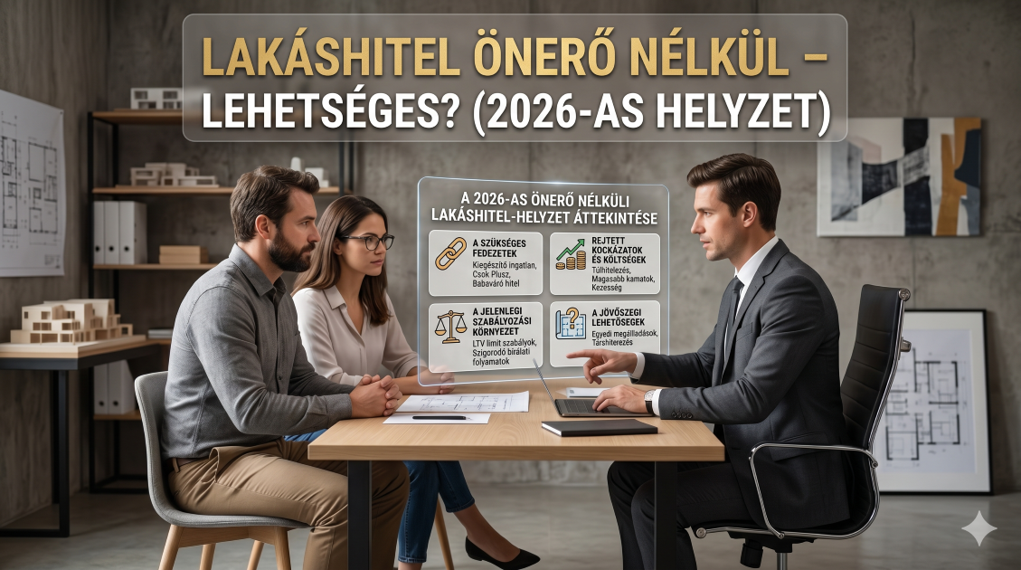Lakáshitel önerő nélkül – lehetséges? (2026-as helyzet)