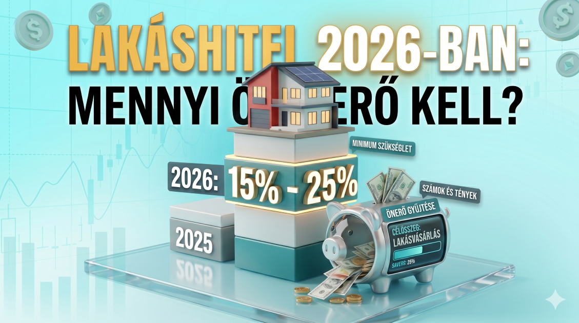 Mennyi önerő kell lakáshitelhez 2026-ban?